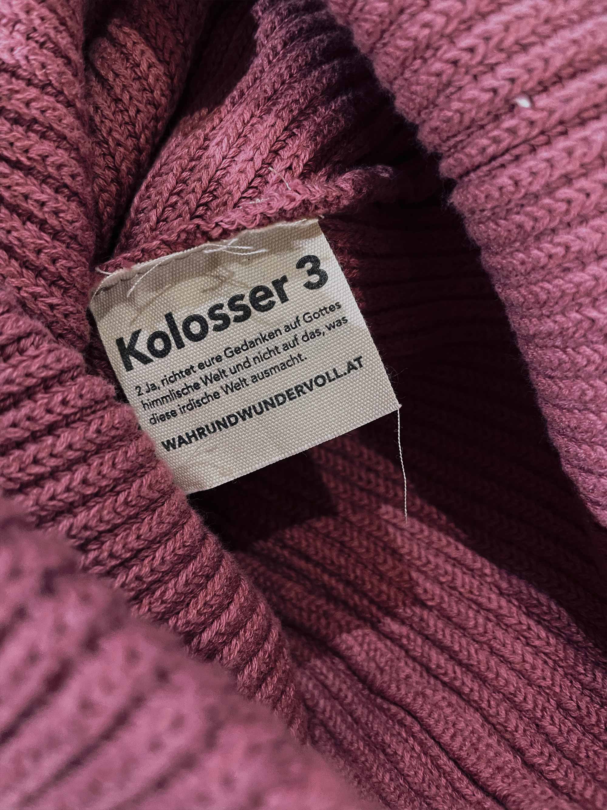 fisherman beanie / kolosser 3 / hibiskus