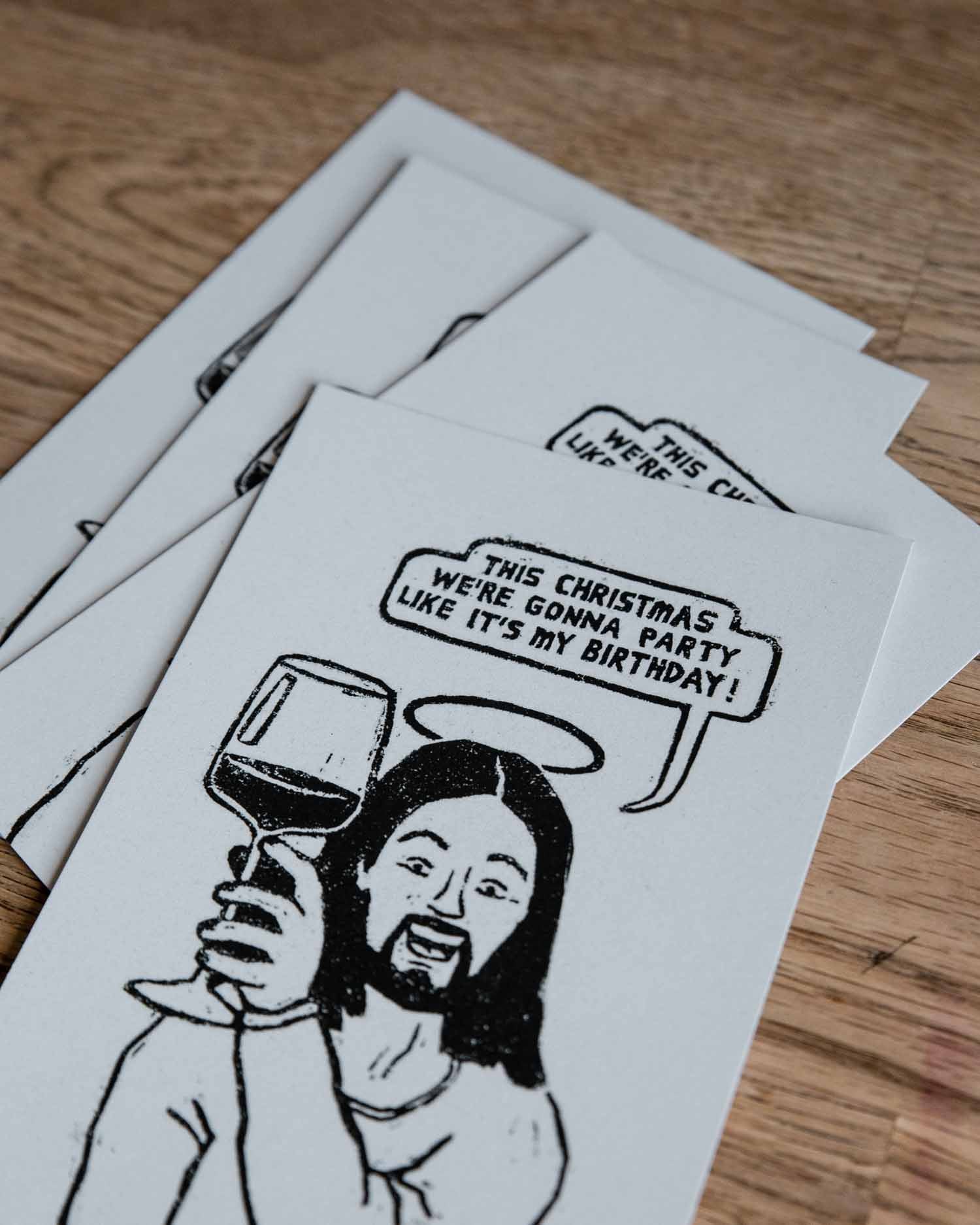 postkarte / happy birthday jesus