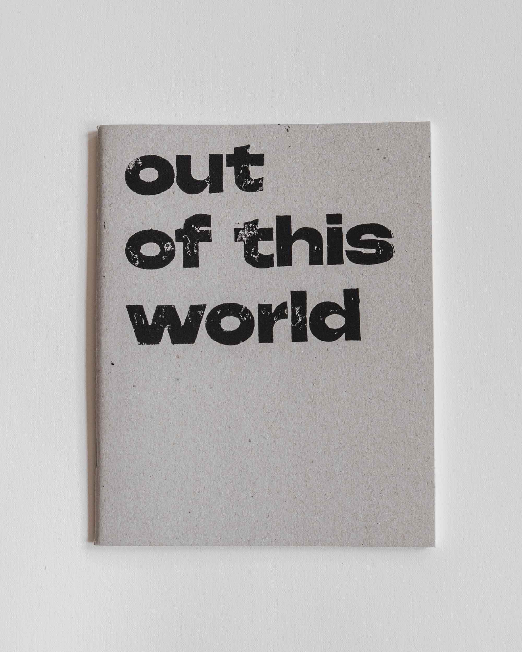 out of this world / notizheft /johannes 17