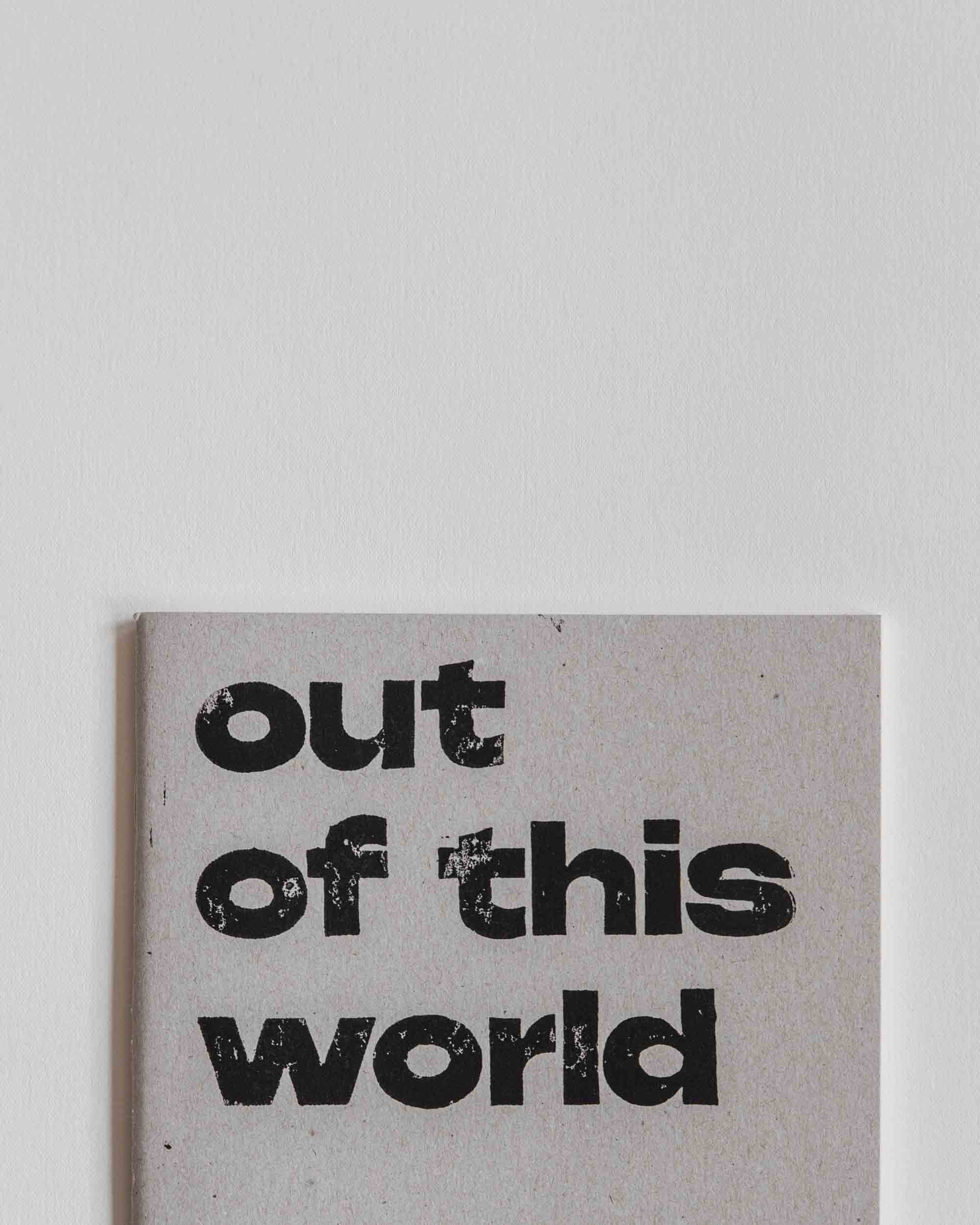 out of this world / notizheft /johannes 17