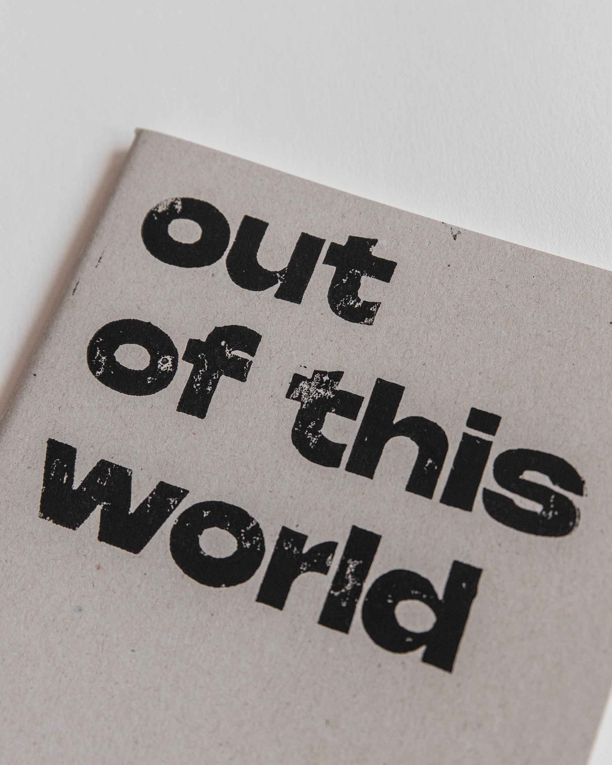 out of this world / notizheft /johannes 17